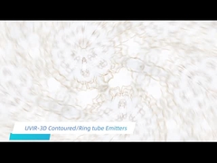 UVIR vàng 3D sóng ngắn đèn nhiệt hồng ngoại ống hàn nhựa