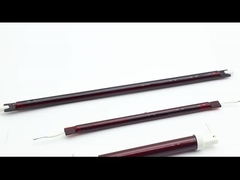 Quartz đỏ kính đèn sóng ngắn Ir 1500mm gốm nhiệt điện hồng ngoại