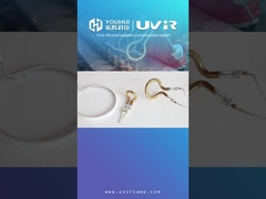 UVIR Đèn hồng ngoại vòng, lớp phủ trắng Quartz Tube Halogen Ir Lamp 230V 1500W