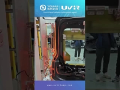 Đèn sưởi halogen mạ vàng dạng ống đơn góc phẳng hình chữ U với nhiệt độ dây tóc cao