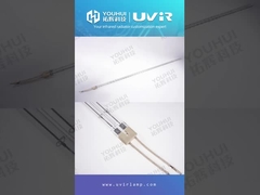 11x23mm halogen IR đèn ống hồng ngoại phủ vàng ống đôi thạch anh đèn sưởi ấm