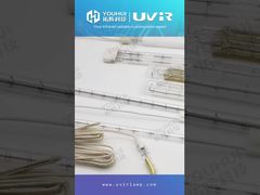 Đèn sưởi hồng ngoại bóng thạch anh đơn tia ngắn sóng vonfram