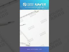 Đèn sưởi thạch anh ống đơn SK20 bóng đèn hồng ngoại halogen 200-4000W bộ phận làm nóng