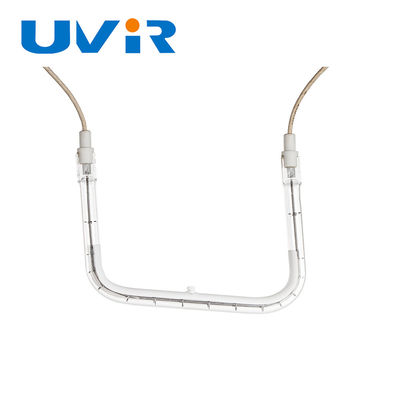 Ống gia nhiệt hồng ngoại thạch anh 3D tuyến tính 230V, tuổi thọ 5000 giờ
