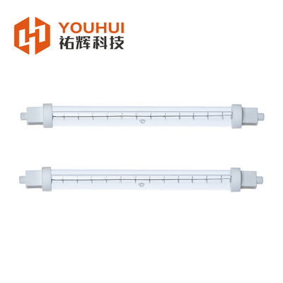 Đèn hồng ngoại halogen 200-4000W với thời gian phản hồi 1 giây và chiều dài gia nhiệt 50-1500mm cho các ứng dụng công nghiệp
