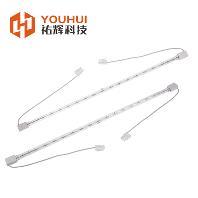 Đèn sưởi hồng ngoại sóng ngắn với 5000h tuổi thọ 55-575V điện áp và bước sóng 1-2μm để sấy khô công nghiệp