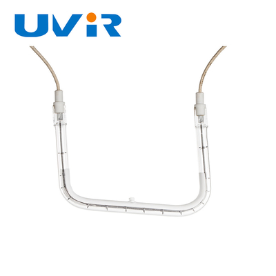 Good price Ống sưởi thạch anh hình dạng đặc biệt tùy chỉnh Phụ kiện hồng ngoại được tráng một nửa màu trắng trực tuyến