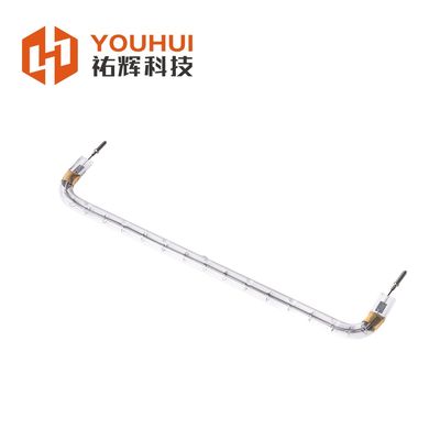 Giá tốt. Ống đèn sưởi thạch anh hình chữ U phủ trắng, đèn sưởi hồng ngoại halogen thạch anh trực tuyến
