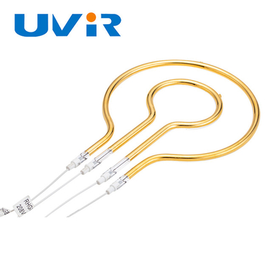 Giá tốt. Đèn hồng ngoại vòng 1600W, Bộ phản xạ vàng Ống sưởi hồng ngoại ROHS trực tuyến