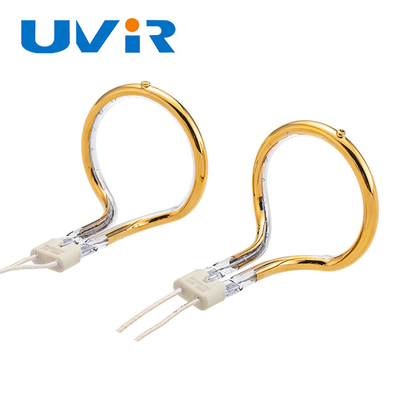Giá tốt. Đèn hồng ngoại vòng phản xạ vàng, Máy sưởi hồng ngoại ống thạch anh 220V 1000W trực tuyến