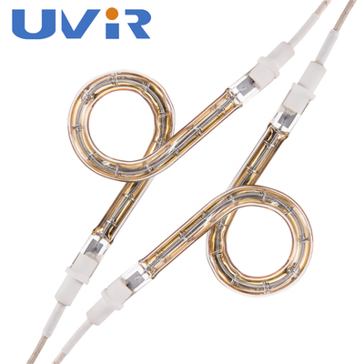 Giá tốt. Đèn sưởi hồng ngoại vòng halogen tùy chỉnh 24V-575V mạ vàng trực tuyến