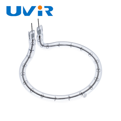 Giá tốt. Ống sưởi Halogen tròn góc phải 2100W Đường kính IR trong suốt 161mm trực tuyến