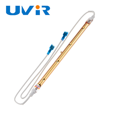 Good price 900W 220V Đèn hồng ngoại thạch anh Sóng ngắn phản xạ vàng phụ kiện sưởi ấm cho lò nướng trực tuyến