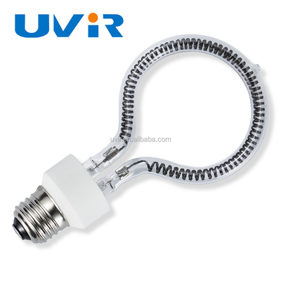 Good price Ống trong suốt 500w Đèn sưởi sợi carbon sóng trung bình Máy phát thạch anh hồng ngoại trực tuyến