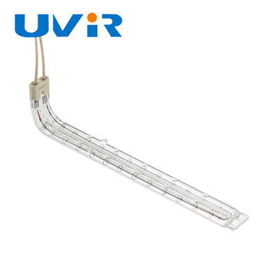 Hình U 150-6000W Quartz tinh khiết cao Infrared Heating Element Tube Halogen Quartz Glass Lamp