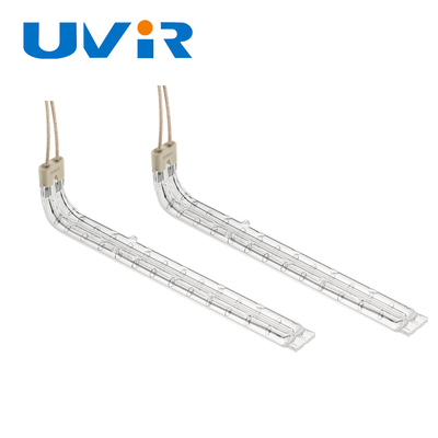 Phụ kiện hồng ngoại ống sưởi Halogen thạch anh đôi trong suốt