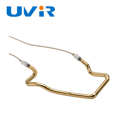 Good price Bộ tản nhiệt đường viền 3D Ống phần tử sưởi hồng ngoại mạ vàng để hàn nhựa trực tuyến