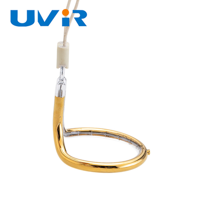 Good price Đèn sưởi hồng ngoại tròn thạch anh Phụ kiện sưởi ấm ống đơn lớp phủ vàng trực tuyến