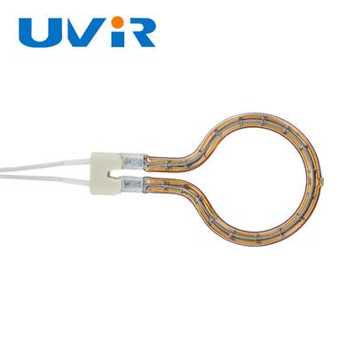 Good price Đèn sưởi hồng ngoại ống thạch anh dạng vòng, đèn sưởi phủ vàng 100-7600W trực tuyến