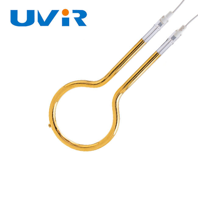 Good price Đèn sưởi hồng ngoại vòng 100-7600W, đèn sưởi ống hồng ngoại thạch anh phản xạ vàng trực tuyến