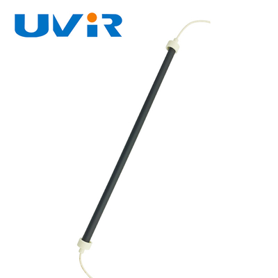 Good price Đèn hồng ngoại hồng ngoại thạch anh ống đen Sóng dài 50-500mm để bảo dưỡng trực tuyến