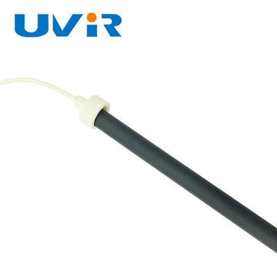 Good price Đèn hồng ngoại thạch anh ống đơn Đèn halogen ống đen dùng cho hệ thống sưởi công nghiệp trực tuyến