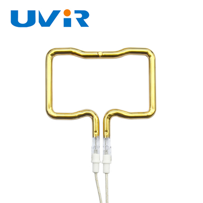 Good price 3D Single Tube Gold Coating Infrared Heating Element Tube Độ dài sóng và kích thước tùy chỉnh trực tuyến