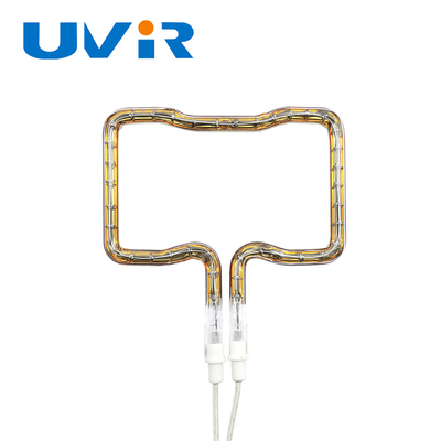 Rô yếu tố sưởi ấm hồng ngoại cho UVIR Ống sưởi ấm phủ vàng hình dạng 3D tùy chỉnh