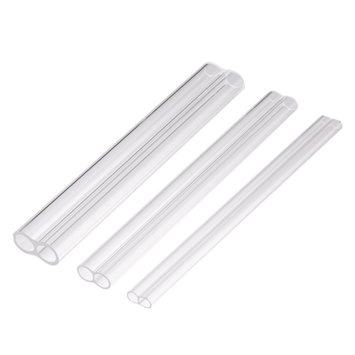 Good price Ống thạch anh trong suốt chịu nhiệt, Đèn hồng ngoại hai ống rõ ràng trực tuyến