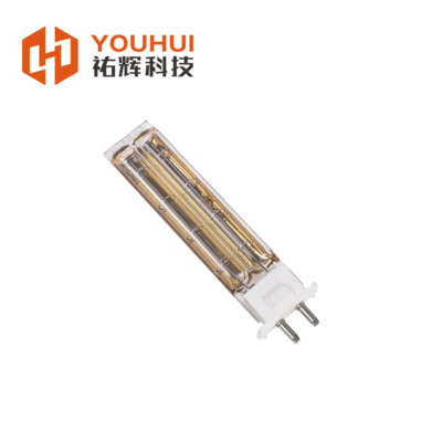 Đèn hồng ngoại ống đôi 420W 120V với lớp phủ vàng cho in 3D