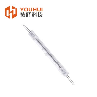 Giá tốt. Customizable 200-4000W Clear Quartz Tungsten Filament Infrared Heating Lamp with 1-2μm Wavelength and 5000h Working Time trực tuyến