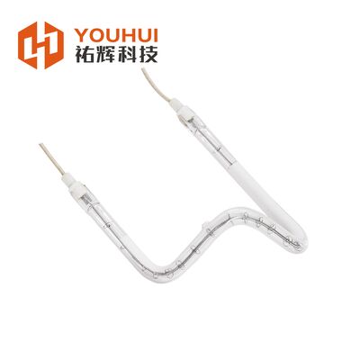 Ống sưởi hồng ngoại bằng thạch anh mạ trắng với công suất 150-6000W và điện áp 45-480V