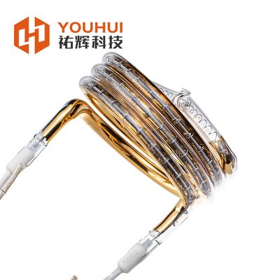 Giá tốt. 150-6000W Gold Coating Infrared Heating Element Tube với tuổi thọ 5000-20000h cho các ứng dụng công nghiệp trực tuyến