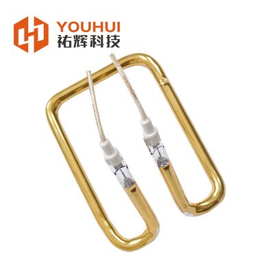 Giá tốt. 3D Contoured Gold Coating Quartz Glass Tube Infrared Heating Element Lamp với tuổi thọ 5000-20000h trực tuyến
