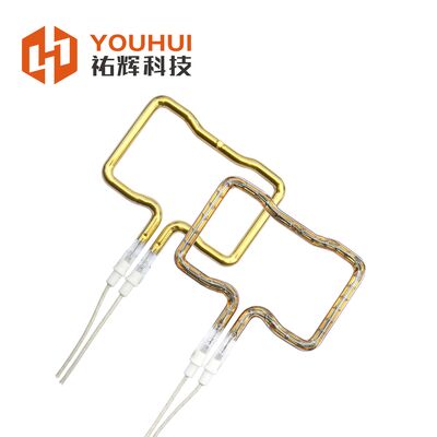 Giá tốt. Đường đèn sưởi nhiệt hồng ngoại 55-575V có điện áp tùy chỉnh với sợi Tungsten hiệu quả cao và phản xạ màu trắng trực tuyến