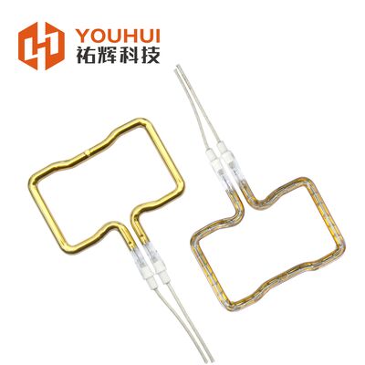 Giá tốt. Ống sưởi hồng ngoại UVIR với tuổi thọ 5000-20000 giờ, hiệu suất nhiệt 85% và lớp phủ vàng cho ứng dụng công nghiệp trực tuyến