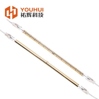 Giá tốt. Đèn hồng ngoại thạch anh R7S 600W mạ vàng dùng cho sấy công nghiệp và sấy sơn trực tuyến