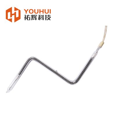 chất lượng Đèn IR sóng trung bình carbon công nghiệp có chiều dài 50-1500mm có thể tùy chỉnh và nhiệt độ sợi 1100-2600 °C cho 5000+ giờ tuổi thọ nhà máy