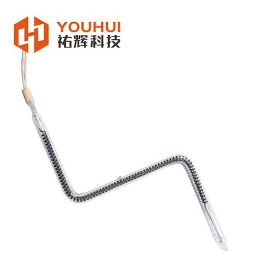 Giá tốt. Ống sưởi hồng ngoại sóng trung bình ống đôi loại Z carbon với tuổi thọ 5000 giờ Chất liệu ống thạch anh và công suất điện áp tùy chỉnh trực tuyến