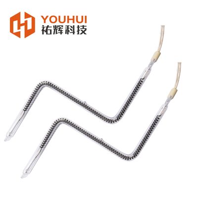 Giá tốt. Đèn sưởi nhiệt hồng ngoại ống kép loại Z 200-4000W bền với màu phát ra rõ ràng cho các ứng dụng công nghiệp trực tuyến