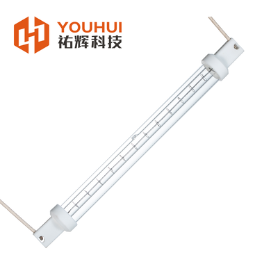 Giá tốt. Đèn Halogen hồng ngoại sóng ngắn với thời gian làm việc 5000h và bước sóng 1-2μm cho quá trình sấy khô và làm cứng công nghiệp trực tuyến