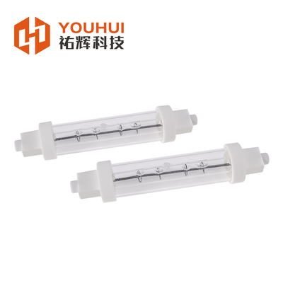 Giá tốt. Đèn sưởi halogen hồng ngoại hiệu suất cao với thời gian phản hồi 1 giây và nhiệt độ sợi đốt 1100-2600°C với lớp phủ phản xạ tùy chỉnh trực tuyến