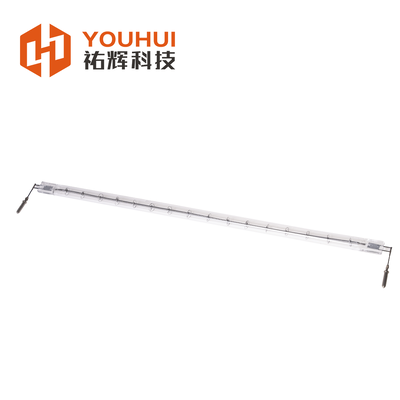 OEM tùy chỉnh 5000h Thời gian hoạt động 1s Thời gian phản ứng 1100-2600°C Nhiệt độ sợi Quartz Infrared Halogen Heater Lamp