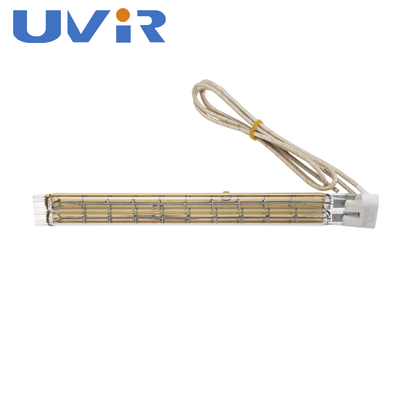 Máy sưởi hồng ngoại dạng ống đôi sóng ngắn màu vàng 115V 600W cho sơn