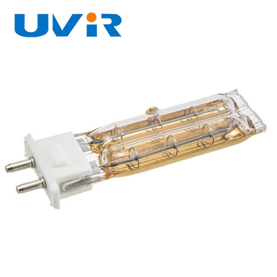 Good price TC04 Đèn sưởi thạch anh 11x23, Đèn ống đôi Mặt phản xạ lớp phủ vàng trực tuyến