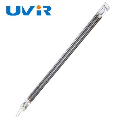 Good price Bộ phát hồng ngoại carbon ống đôi thạch anh 15x33mm Lớp phủ vàng trực tuyến