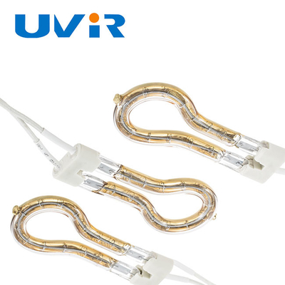 Good price Bóng đèn tròn Halogen Ống dây tóc bằng sợi vonfram với lớp phủ vàng trực tuyến