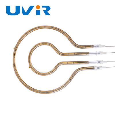 Good price Lớp phản xạ vàng thành công Vòng ống phản xạ vàng Đèn hồng ngoại sóng ngắn trực tuyến