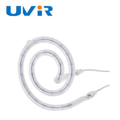 Good price Hiệu suất cao Đèn hồng ngoại vòng trắng loại O Dây tóc thủy tinh thạch anh có lỗ trong suốt trực tuyến