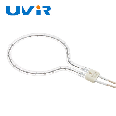 Good price Đèn hồng ngoại vòng Halogen UVIR 230V 2200W Đường kính vòng 180mm trực tuyến